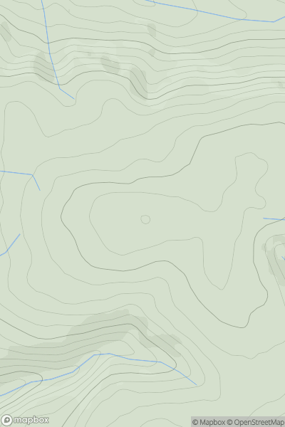 Thumbnail image for Mynydd Bach [Neath to Chepstow] showing contour plot for surrounding peak